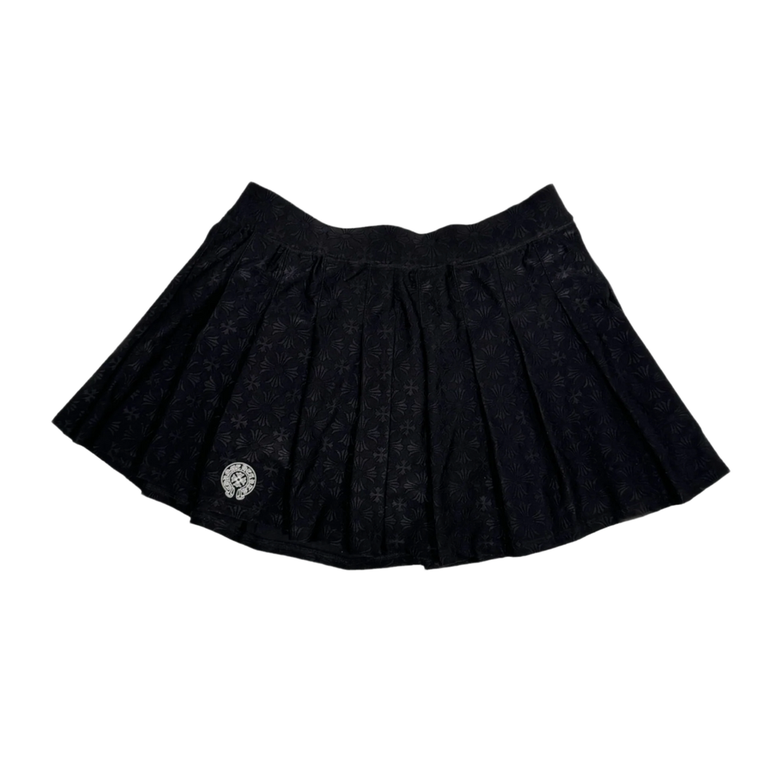 Chrome Hearts 'Plus Cross Monogram' Horseshoe Mini Skirt