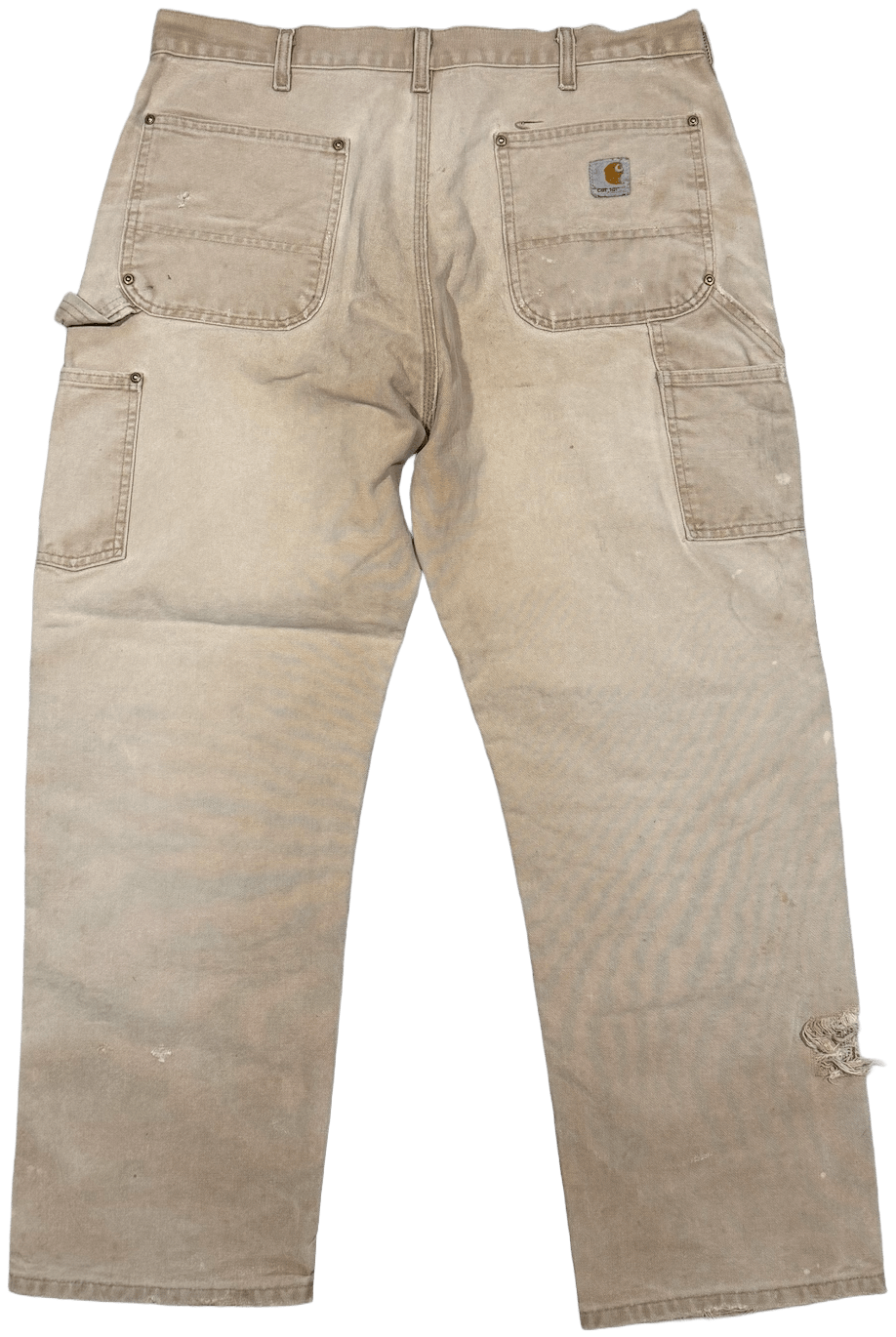 Carhartt 'Distressed Tan' Double Knee Vintage Work Pants