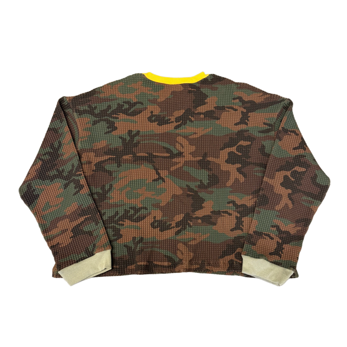 Gold+Vintage Gallery Raspberry Hills 'Camo' D.C Thermal Sweater