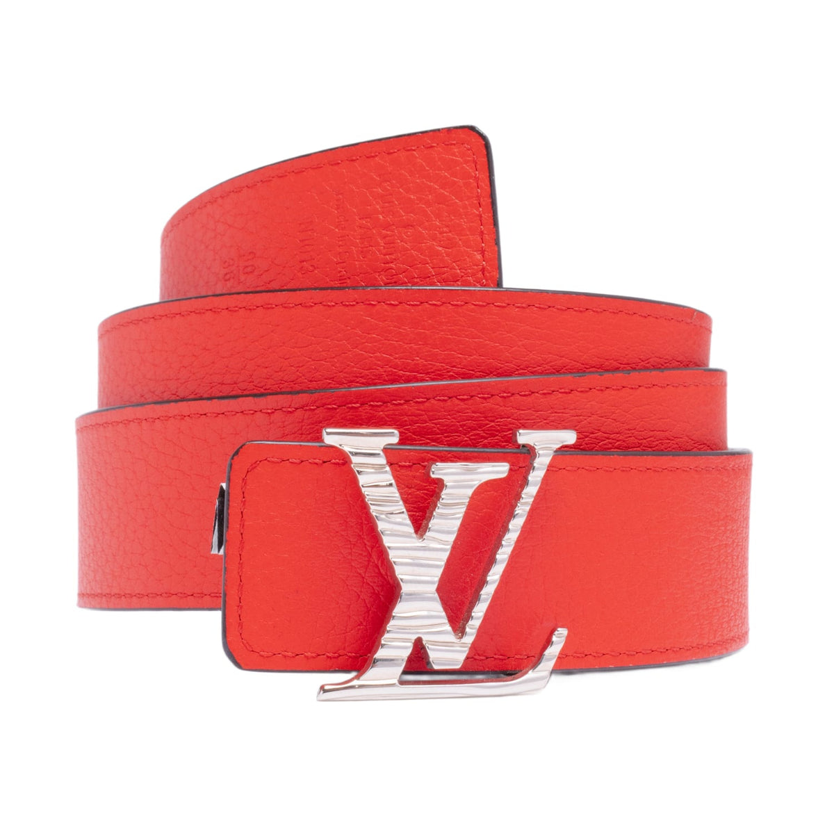 Louis Vuitton 'Red & Navy' LV Reversible 35mm Belt