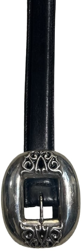 Chrome Hearts 'Classic FLoral' Leather Belt