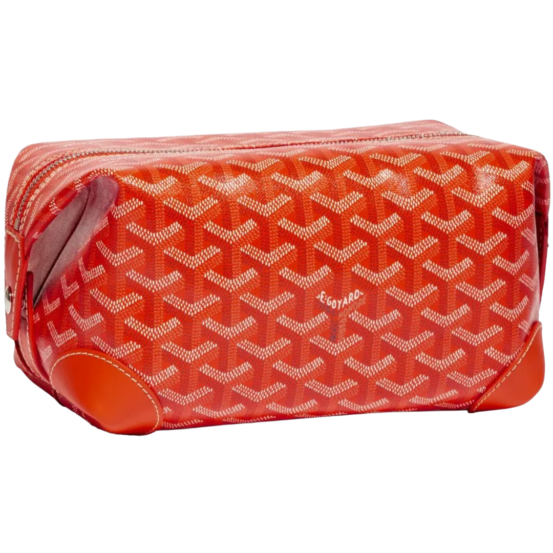 Goyard 'Orange' Bowling 25 Toiletry Bag