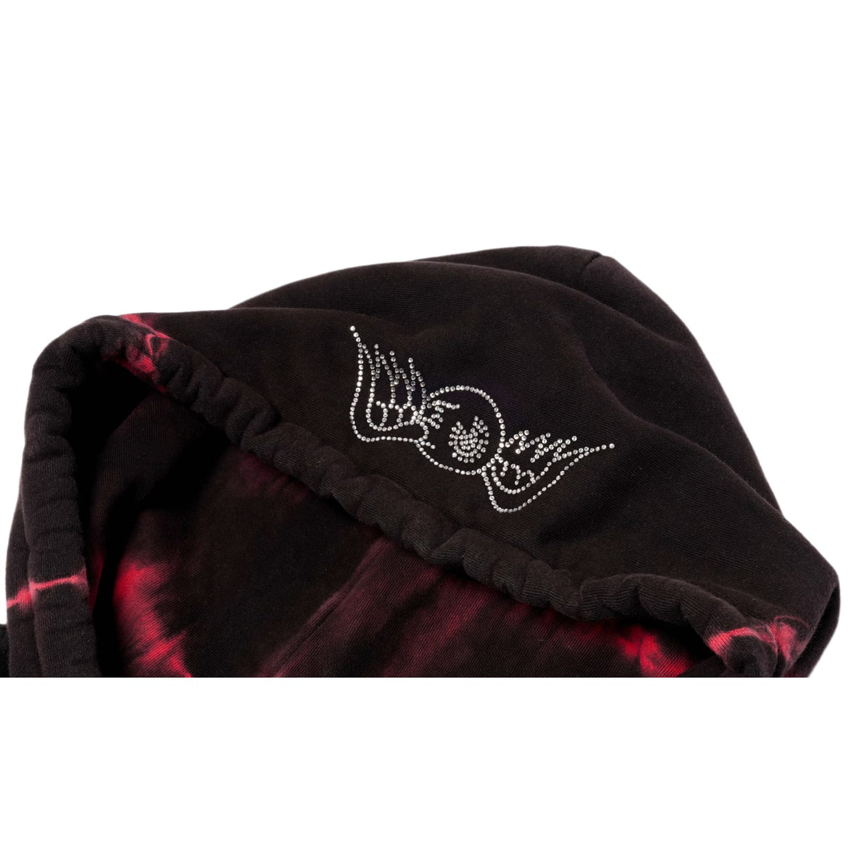 Von Dutch 'Tie Dye' Red Hoodie