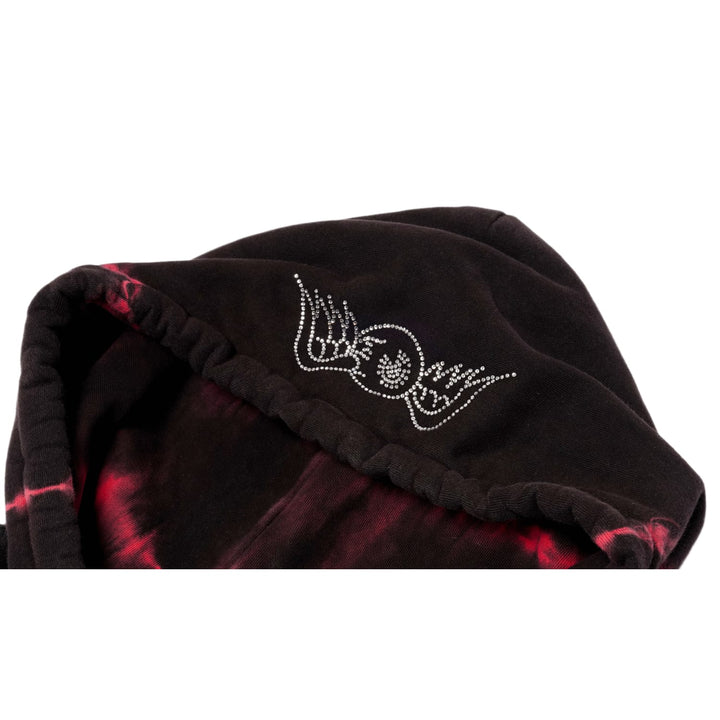 Von Dutch 'Tie Dye' Red Hoodie