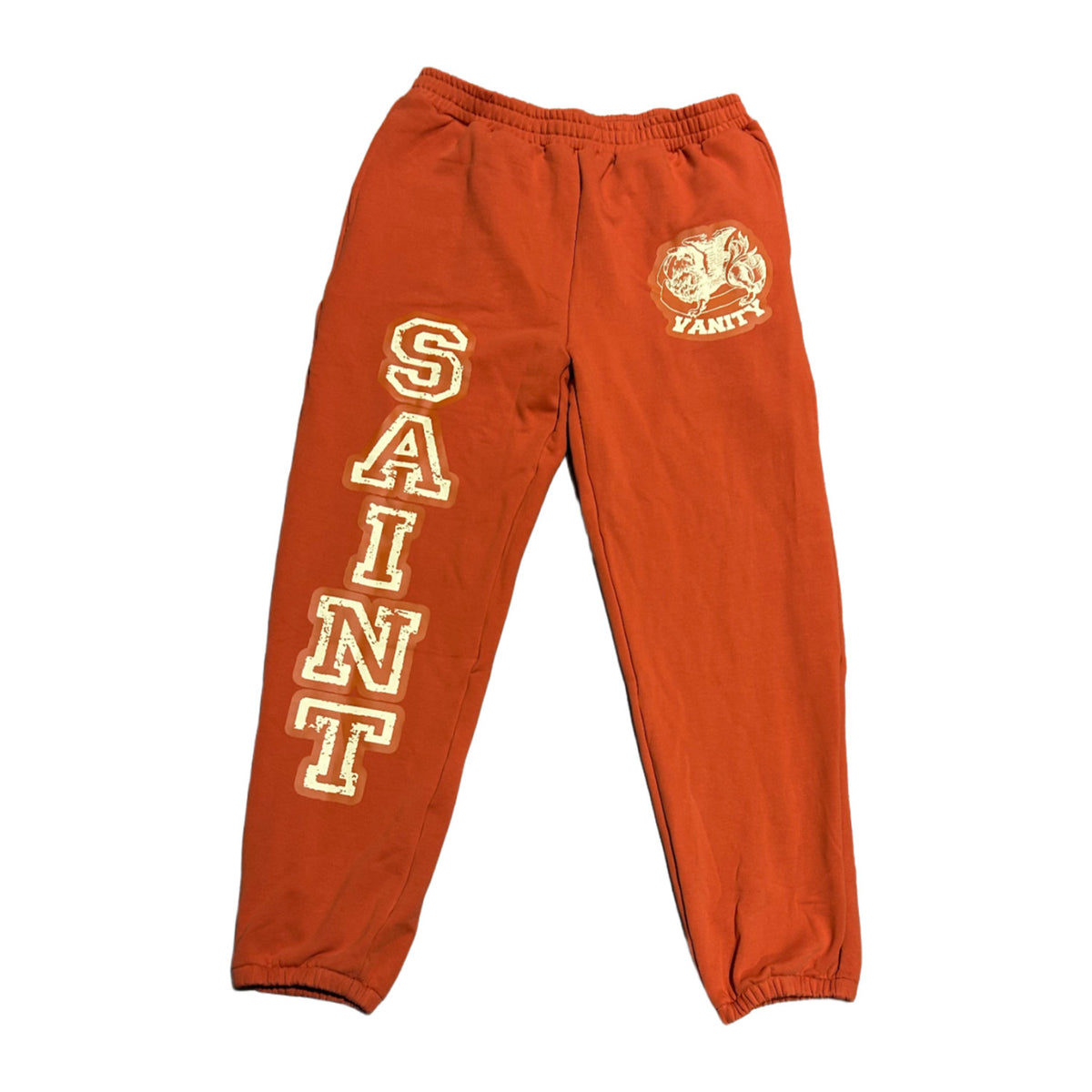 Saint Vanity 'Orange' Love Saint Sweatpants
