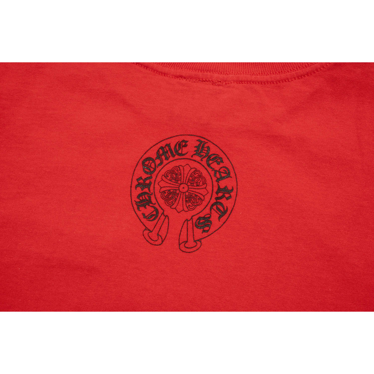 Chrome Hearts 'Vine Dagger' Red Vintage Pocket Tee