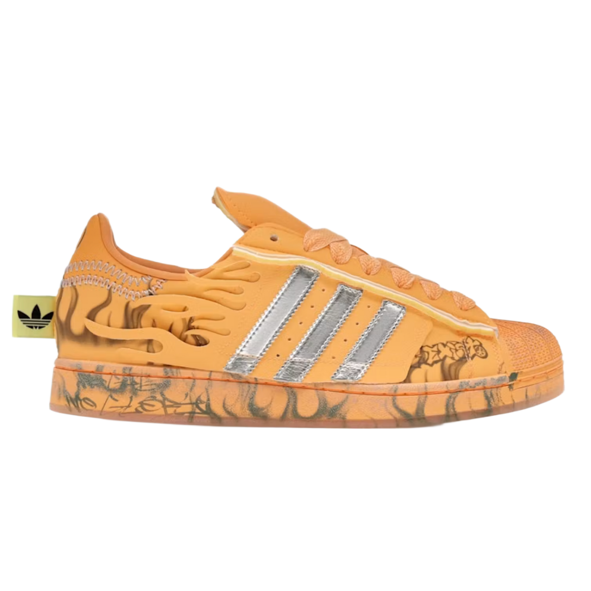 Adidas x Hellstar 'Hazy Orange' Superstars