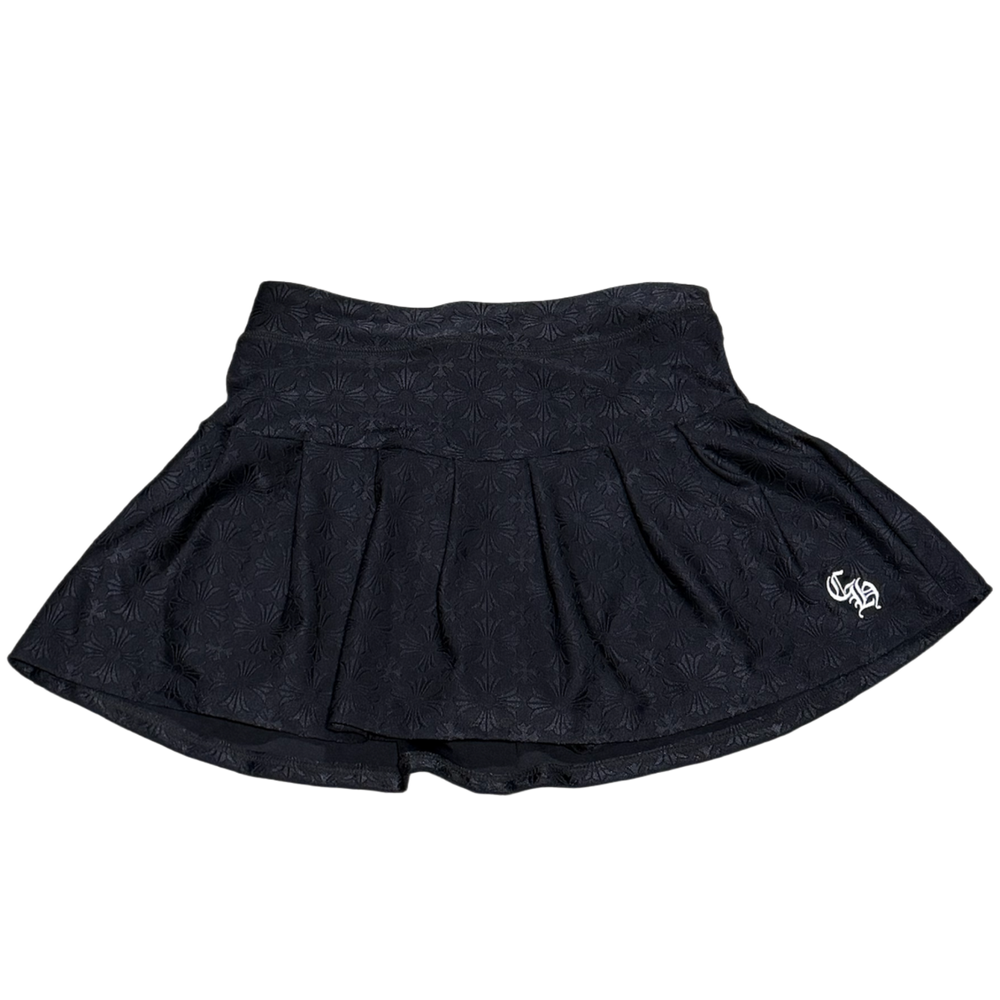 Chrome Hearts 'Plus Cross Monogram' Tennis Mini Skirt