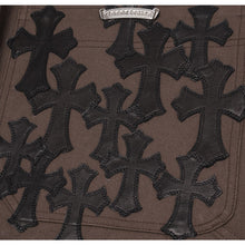 Chrome Hearts 'Double Knee 12 Patch' Brown Carpenter Shorts