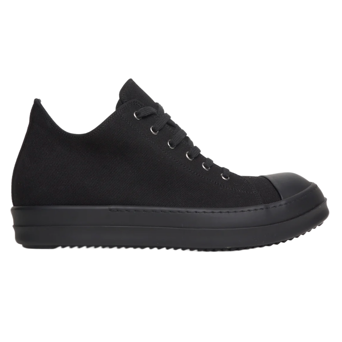 Rick Owens DRKSHDW 'All Black' Canvas Sneaks