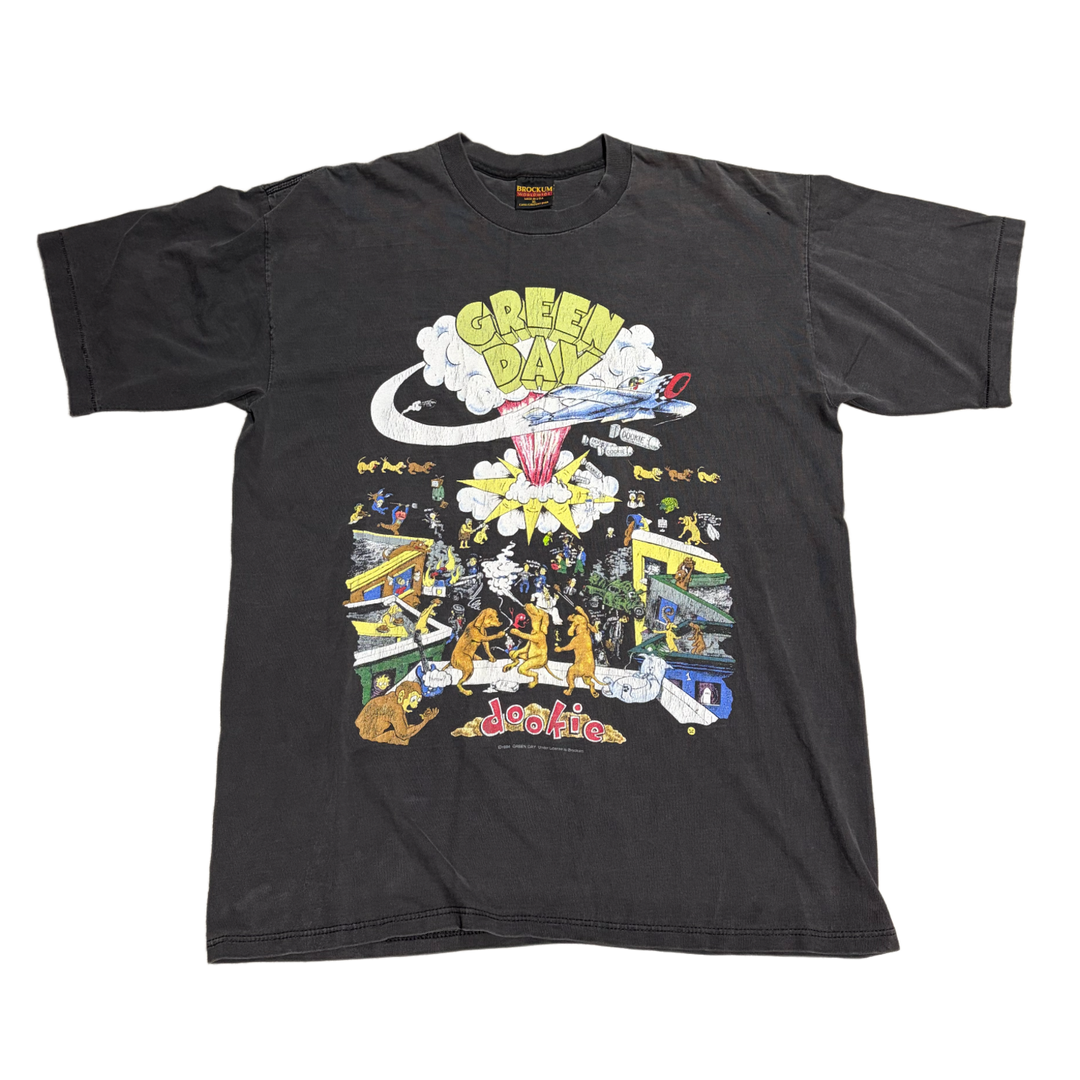 Vintage 'Black' Green Day 1994 Dookie Day Tour Tee
