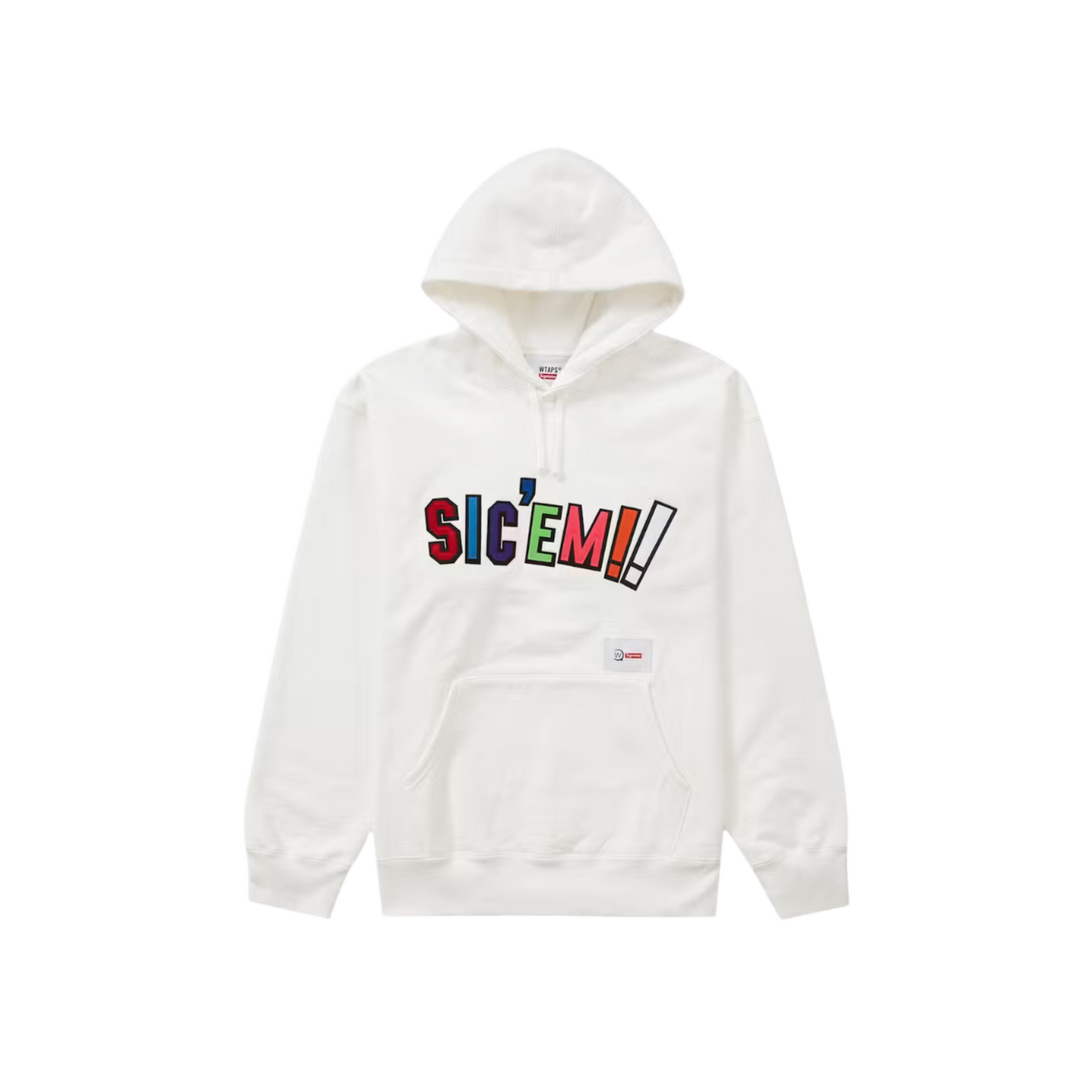 Supreme 'White' WTAPS Sic'Em Hoodie
