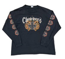 West Coast Choppers 'Flaming Emblems' Rhinestone Vintage Longsleeve