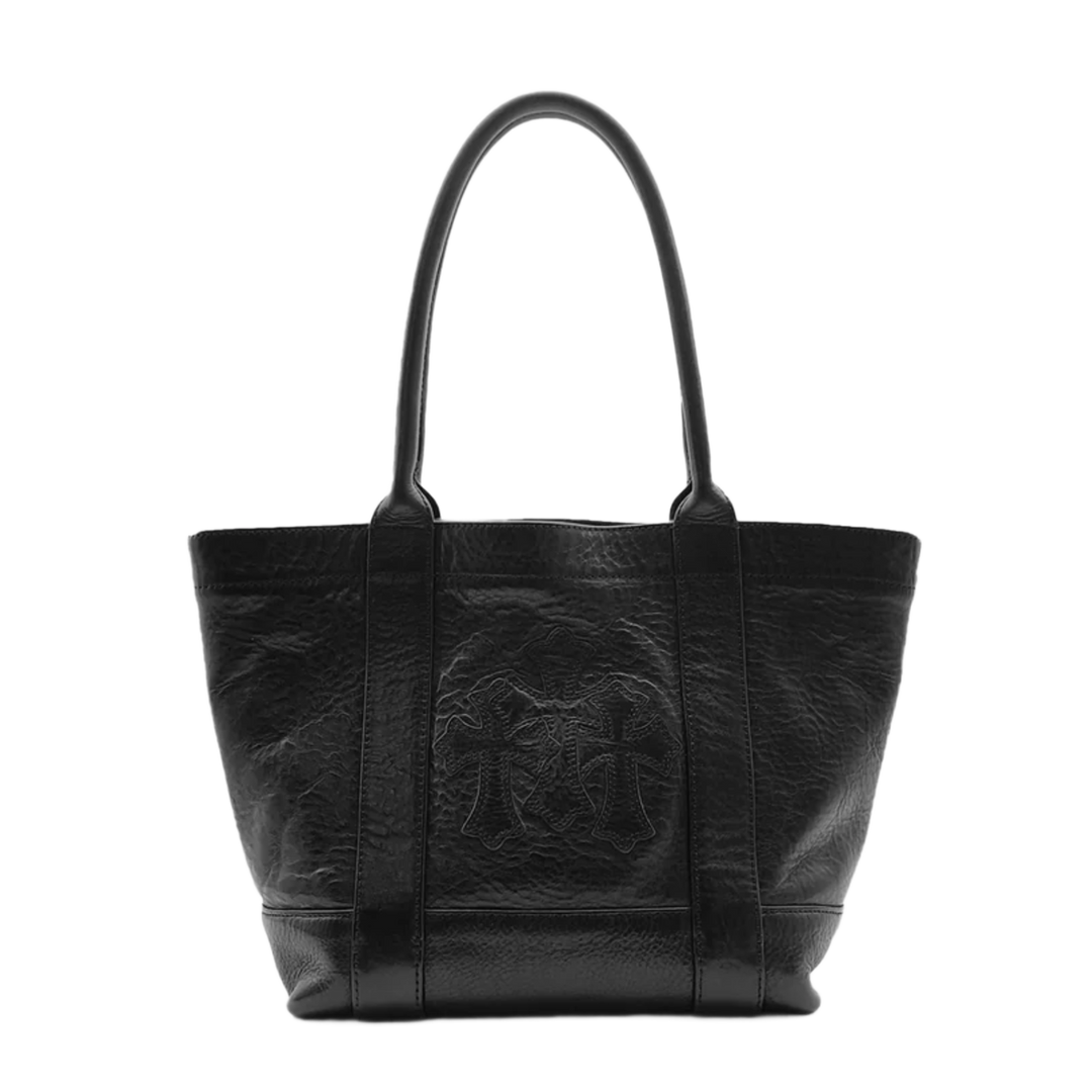 Chrome Hearts 'Cemetery Cross' Black Mini Tote Bag