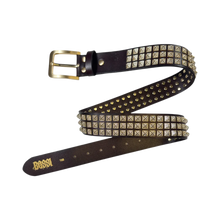 Bossi 'Gold on Brown' Studded Belt