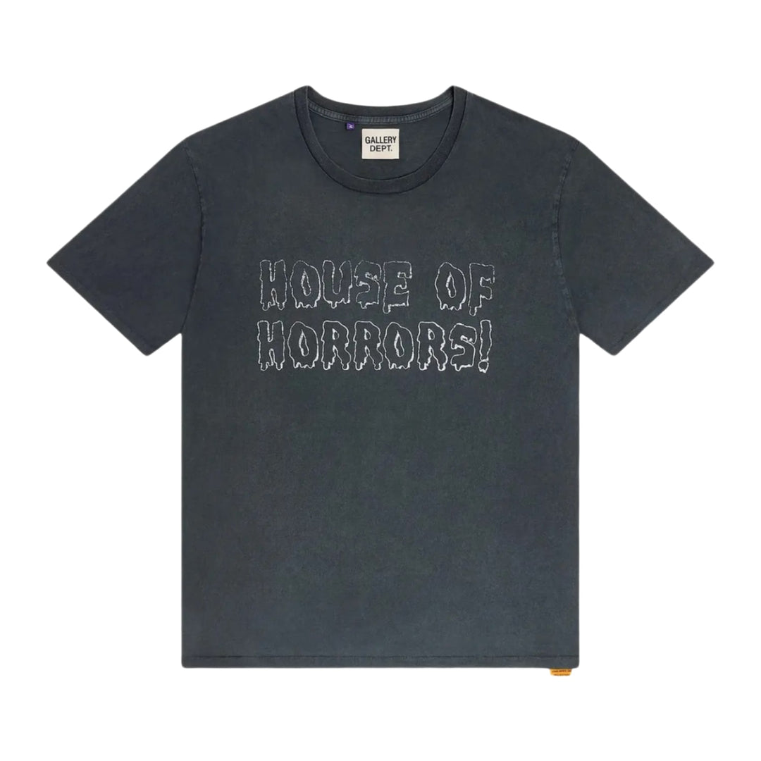 Gallery Dept 'House Of Horrors' Vintage Black Tee