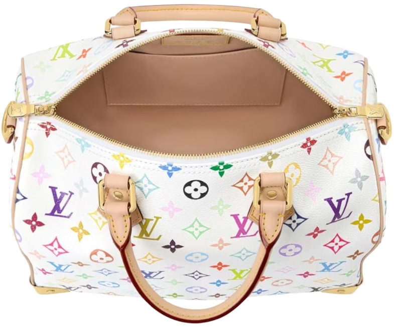 Louis Vuitton x Takashi Murakami 'White' Speedy Soft 30