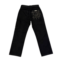 Chrome Hearts 'Black' 10 Cross Patch Double Knee Carpenter Pants