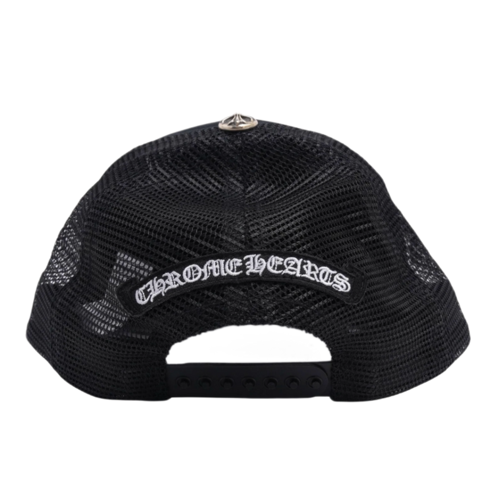 Chrome Hearts 'Pink Fuck Patch' Black Trucker Hat