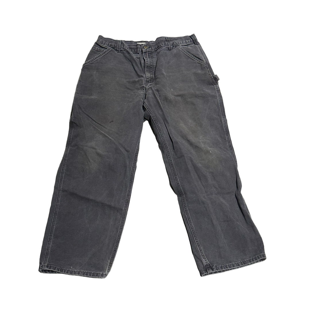 Carhartt 'Black' Washed Carpenter Pants