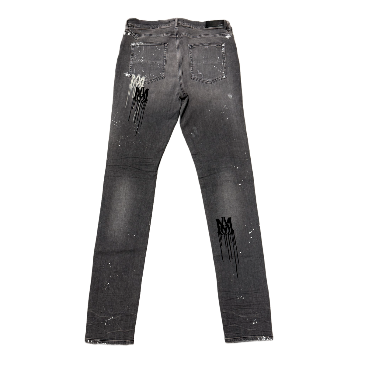 Amiri 'Grey MA Stencil' Jeans