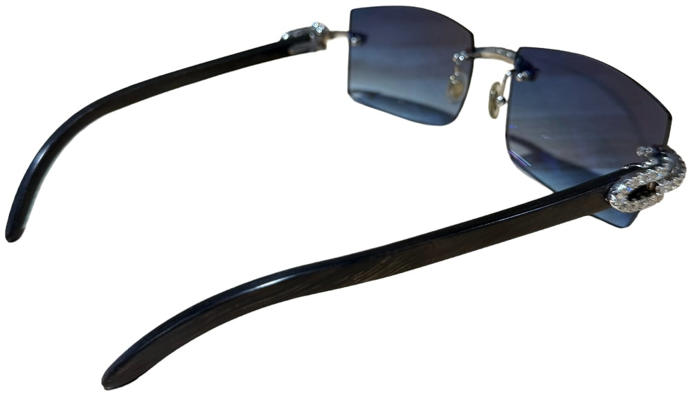 Cartier 'Blue' Diamond Sunglasses