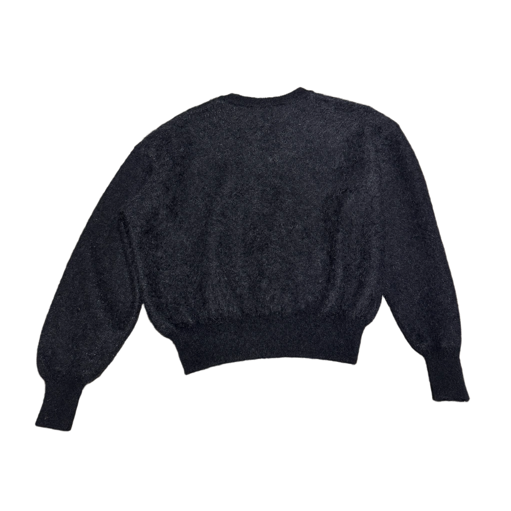 Saint Michael 'Black' Mohair Crewneck Sweater