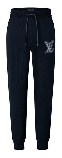 Louis Vuitton Wool Leather-Trimmed Jogpants