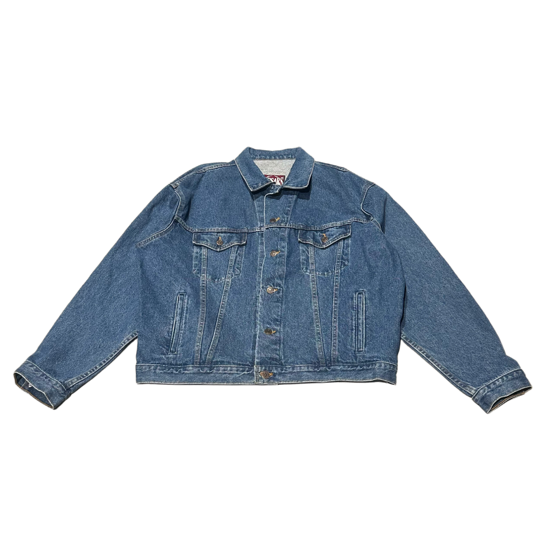 Home Of Champions Vintage Ceasers Palace 'Blue' Delahoya Camacho Jean Jacket