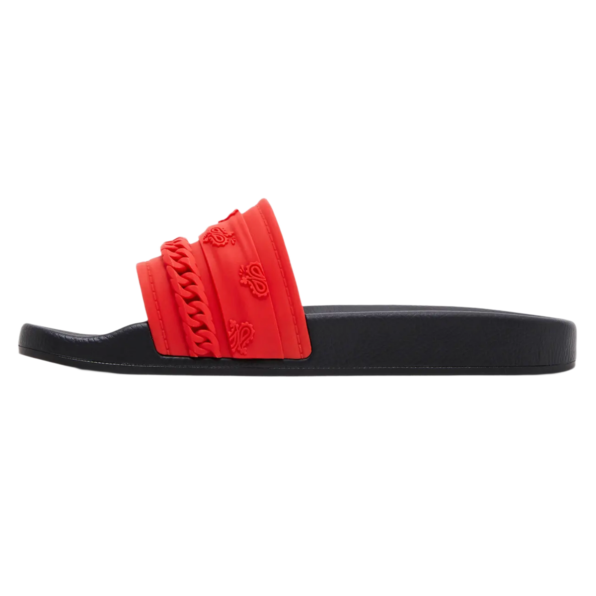 Amiri 'Red Bandana Chain' Pool Slide 