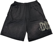 Bossi 'Grey Flames' Rhinestone Sweatshorts