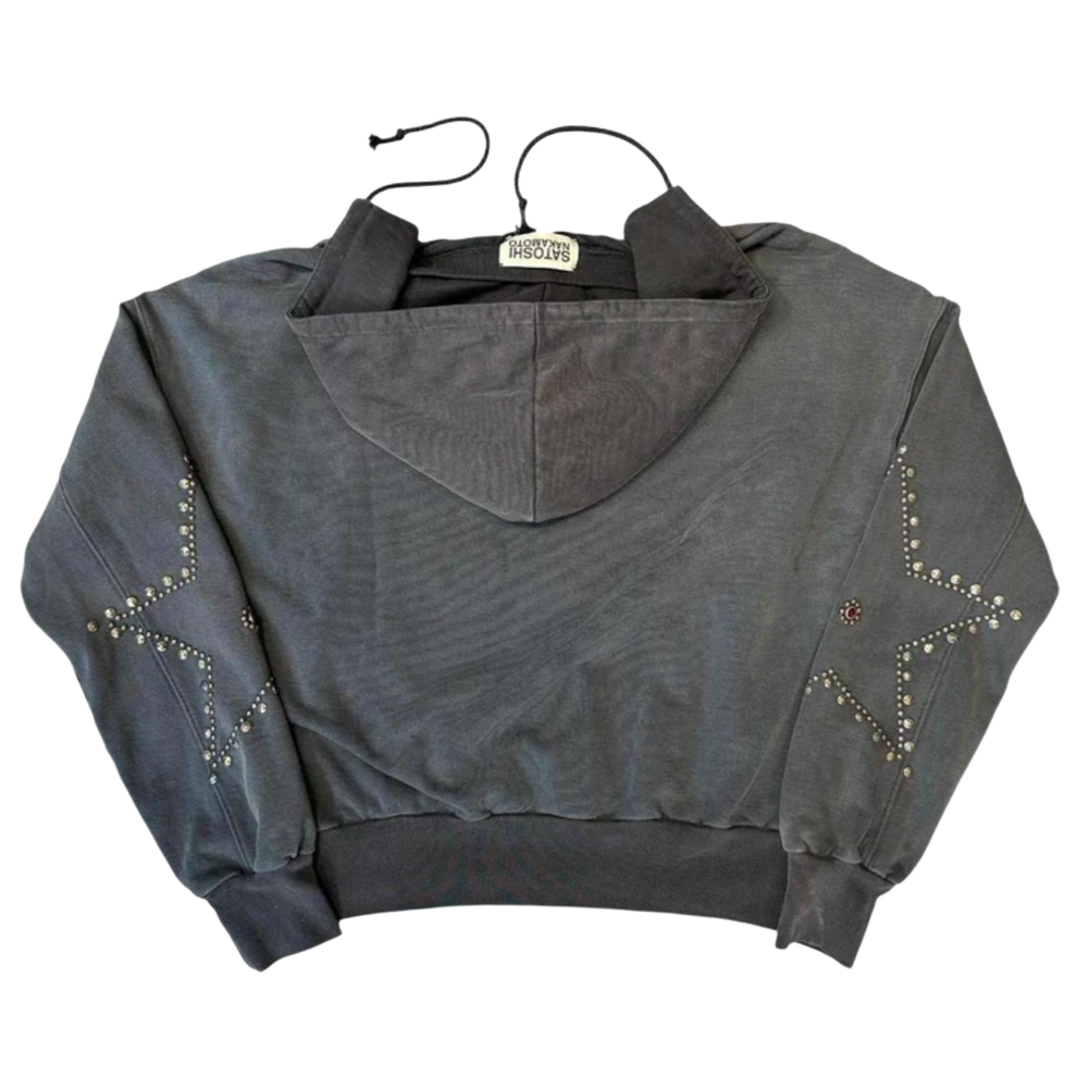 Satoshi Nakamoto 'Star Studded' Black Hoodie