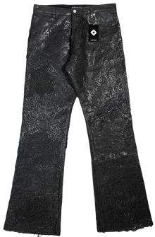 Earthling VIP 'Smog' Black Flare Jeans