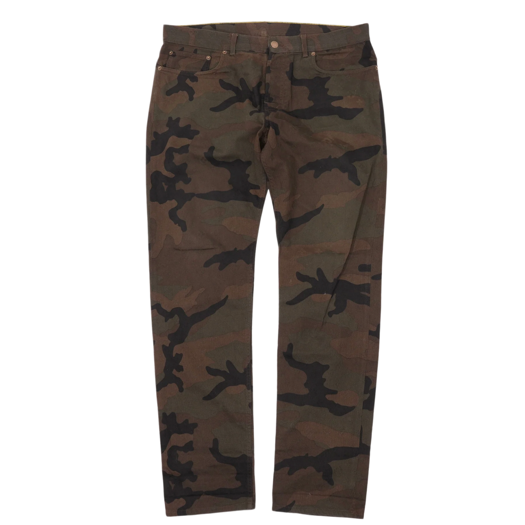 Louis Vuitton x Supreme 'Camouflage' Jacquard Monogram Jeans