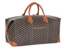 Goyard Black/Tan Bowling 55 Duffle Bag