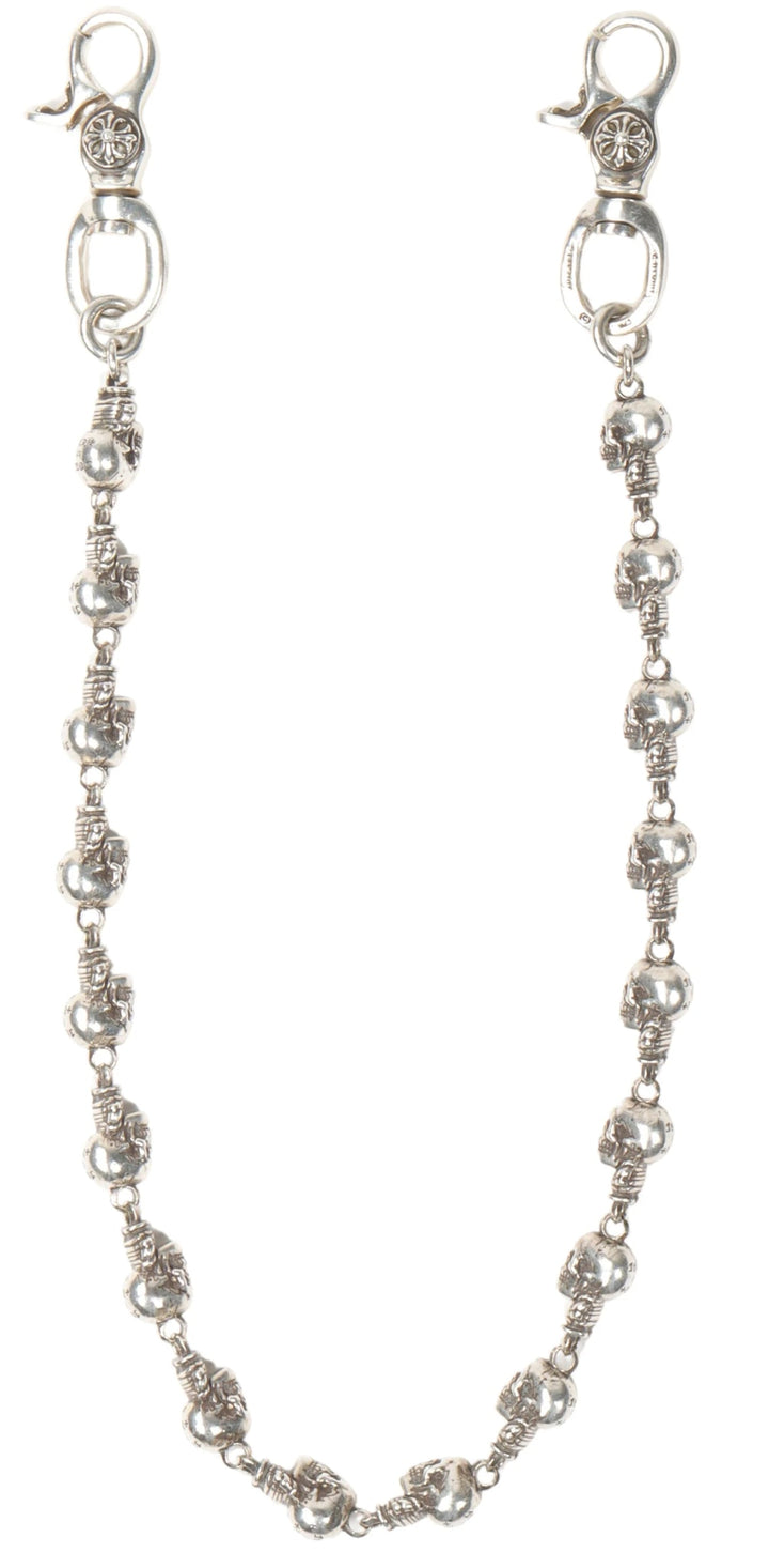 Chrome Hearts Foti 'Skull' 21in Wallet Chain