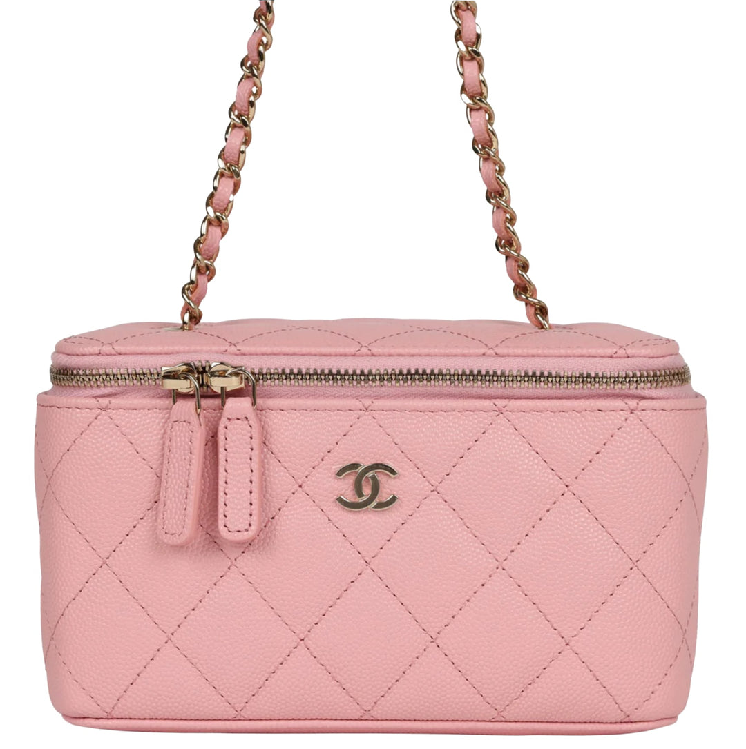 Chanel 'Pink' Small Classic Vanity Bag