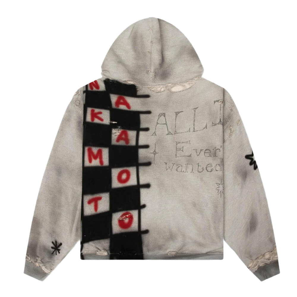 Satoshi Nakamoto 'Grey' Get What I Want Zip Up Hoodie