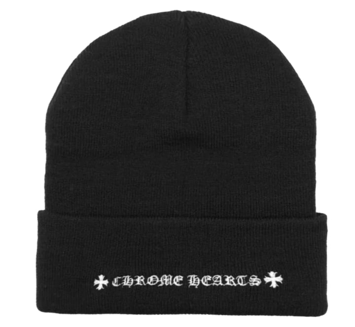Chrome Hearts 'Rolling Stones' Black Beanie