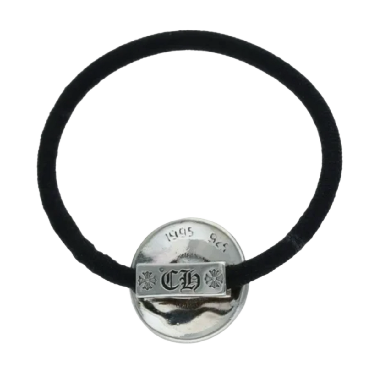 Chrome Hearts 'Silver' Cross Ball Hair Tie