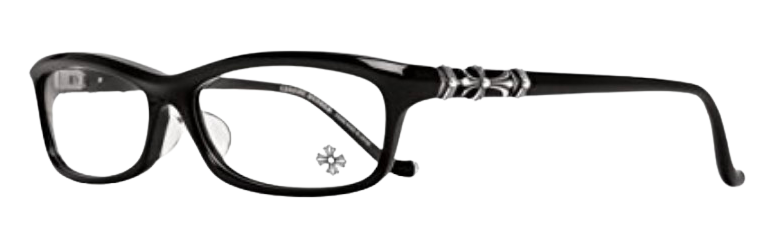 Chrome Hearts 'Bearded Baby A' Black Glasses
