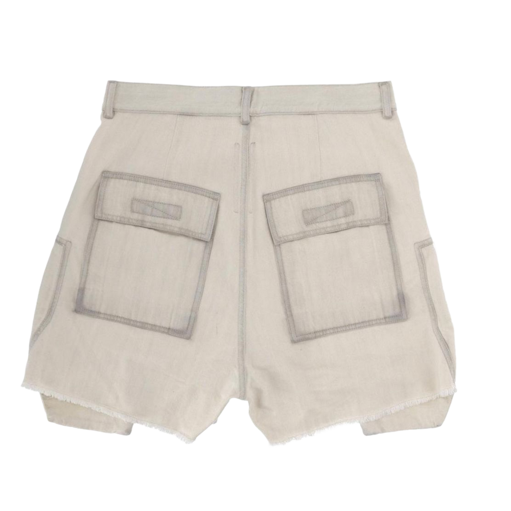 Rick Owens DRKSHDW 'Milk Wash' Bauhaus Shorts