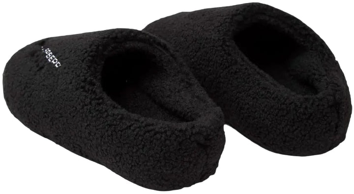 Gold+Vintage Raspberry Hills 'Black Fleece' Slippers