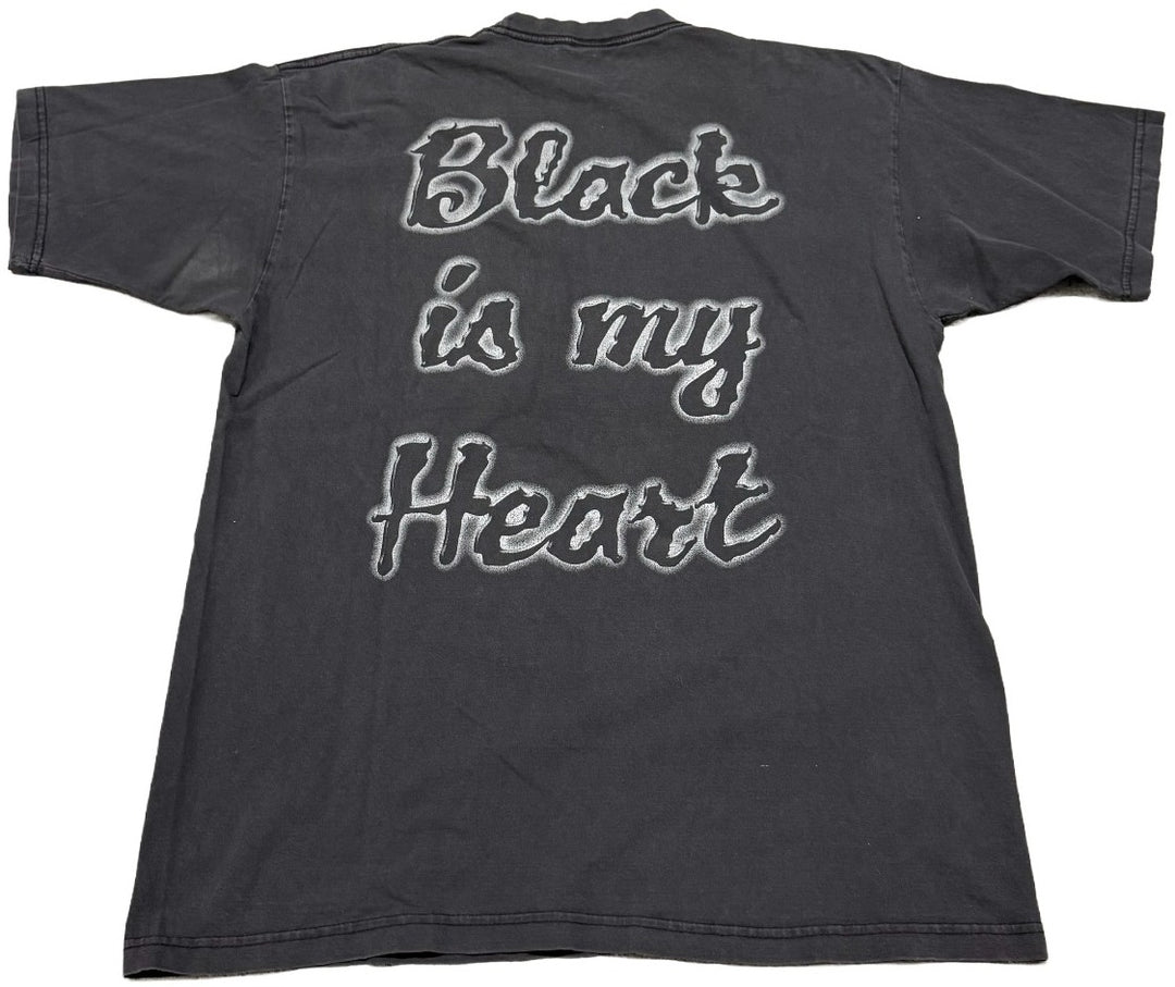 Cradle of Filth 'Black Is My Heart' Vintage Black Tee