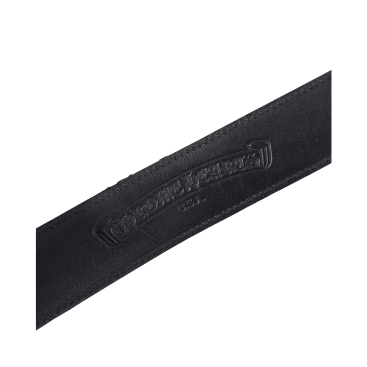 Chrome Hearts Star Buckle Black Belt