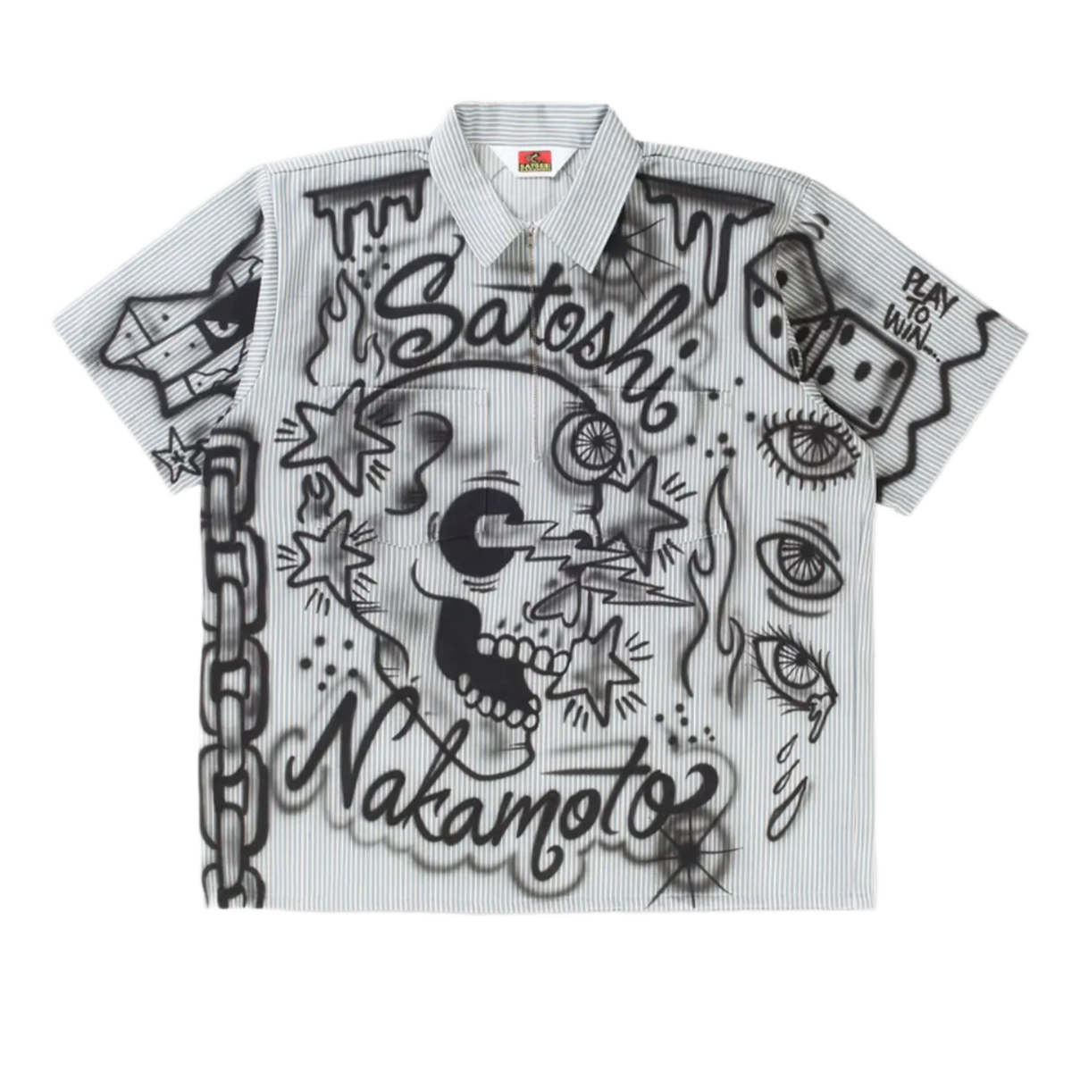 Satoshi Nakamoto 'Airbrushed' Work Shirt