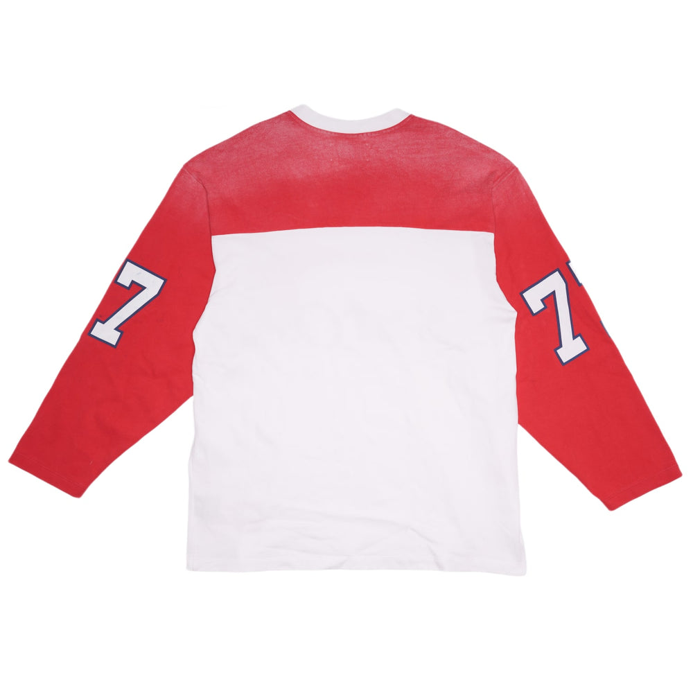 Satoshi Nakamoto 'Bank of Satoshi' Red Longsleeve Tee