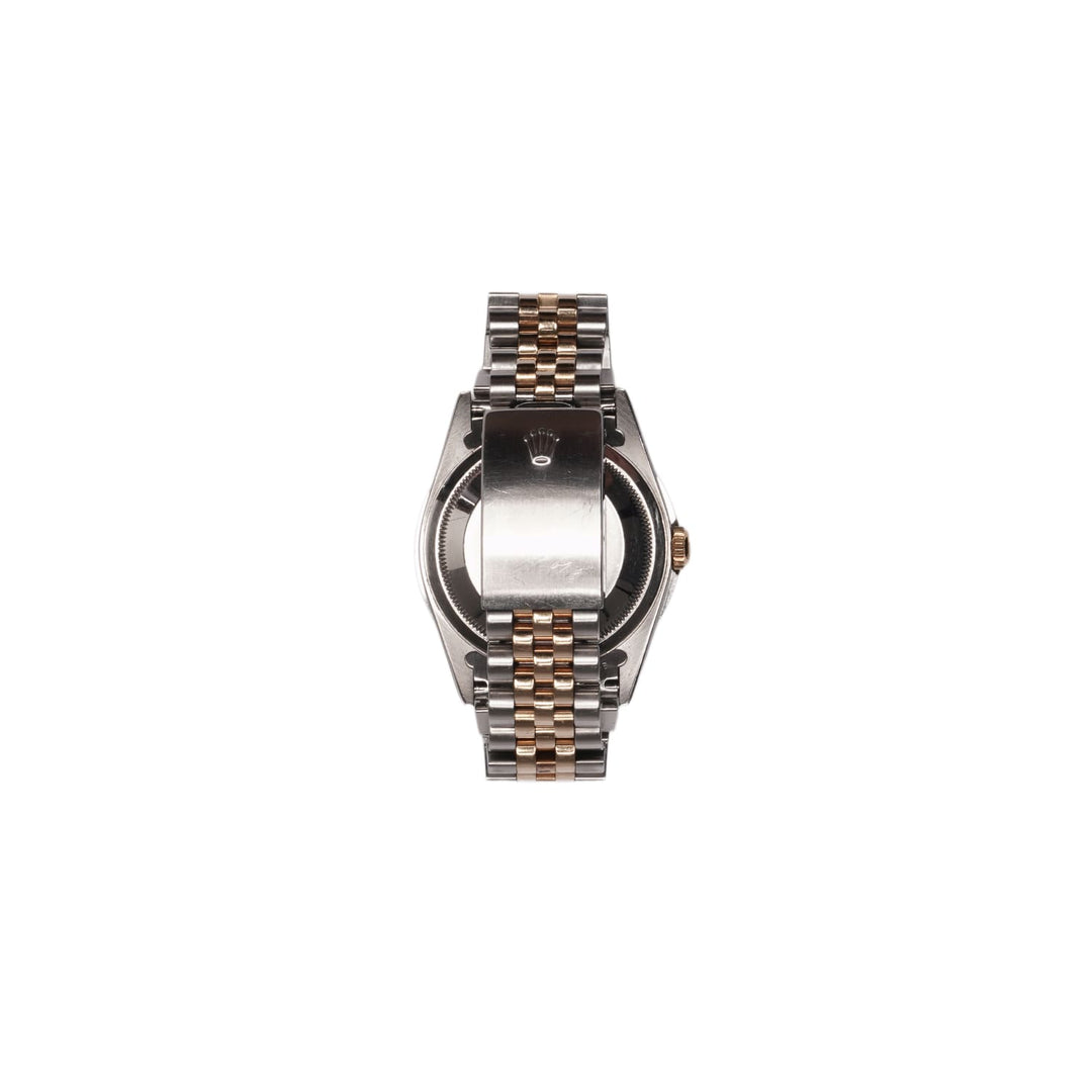 Rolex DateJust 'Champagne Dial' Two Tone Diamond Bezel Jubilee