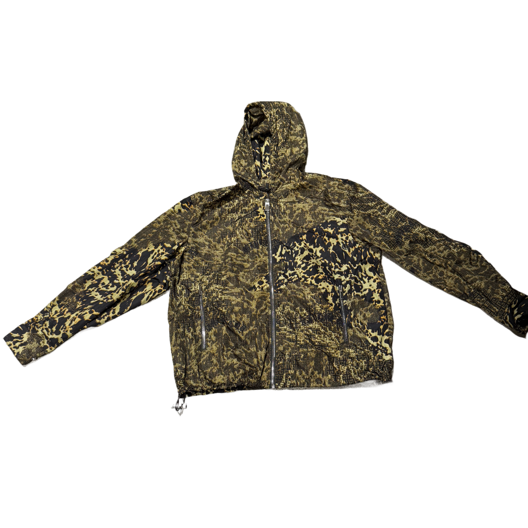 Givenchy 4G Animal Print Nylon Track Jacket