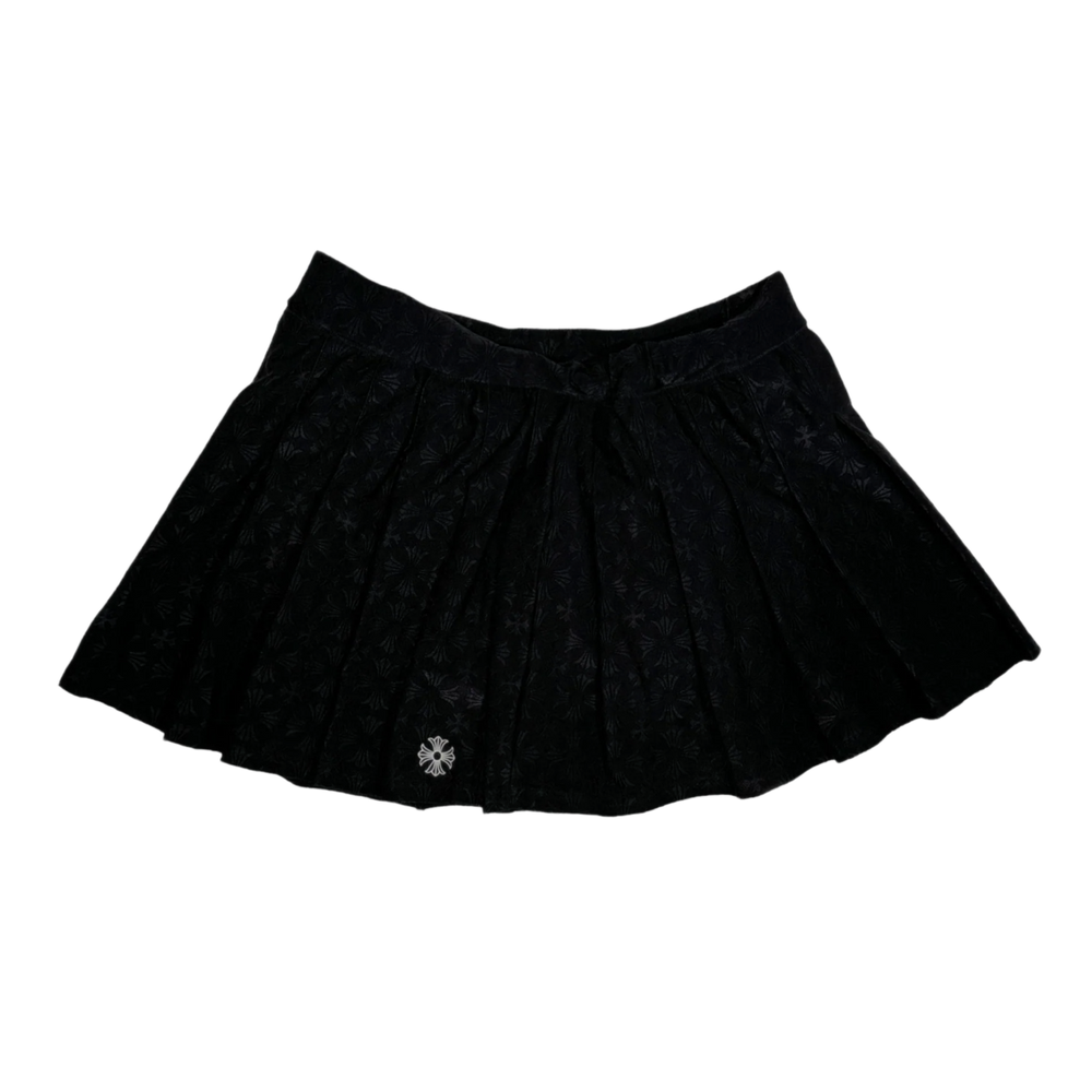 Chrome Hearts 'Plus Cross Monogram' Horseshoe Mini Skirt